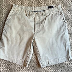 Men’s Polo Light Khaki Shorts | Size 34 | Classic Fit 9”